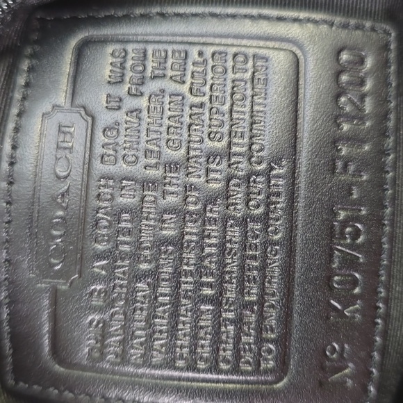 Coach Black Leather Satchel - Picture 12 of 13